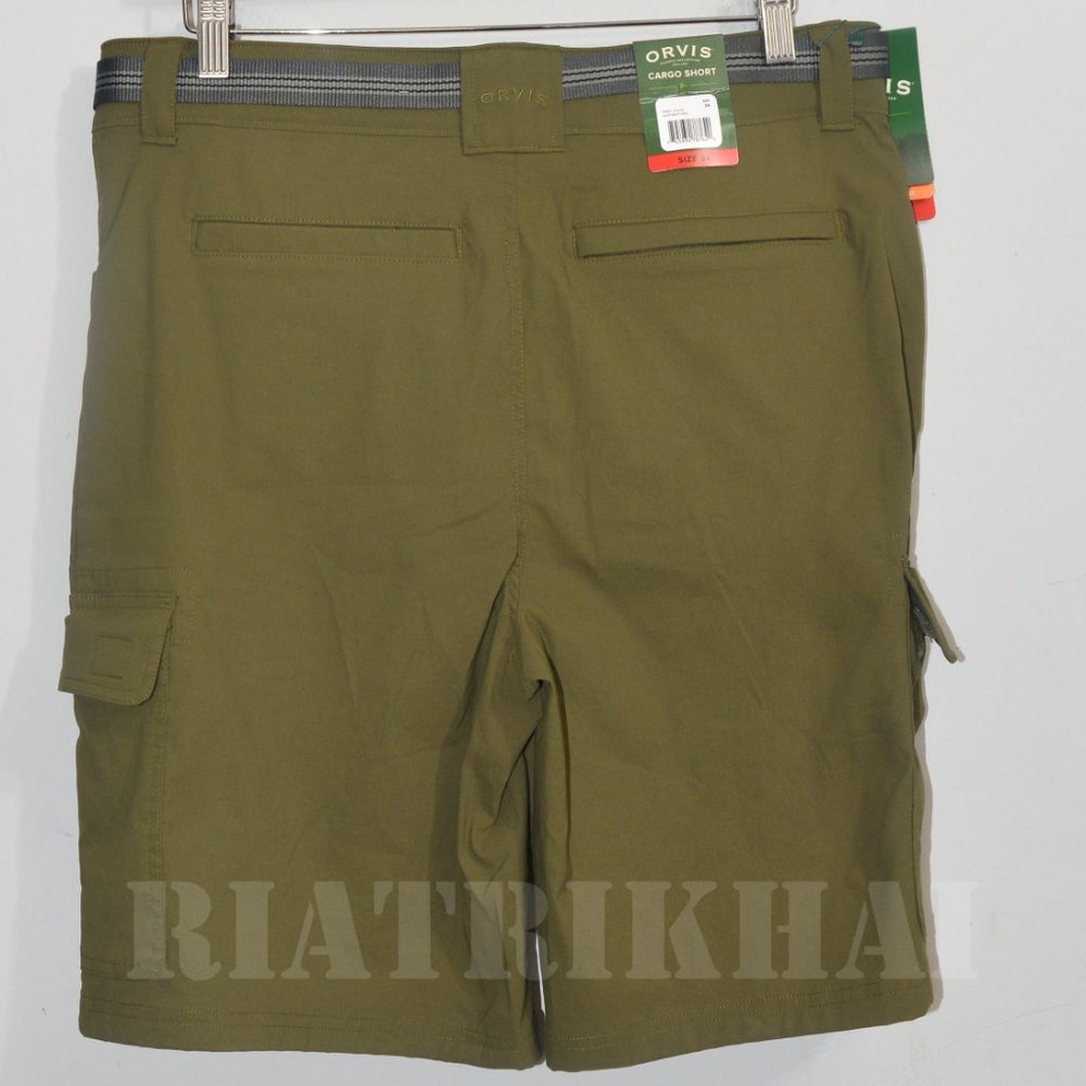 Men's Cargo Shorts Orvis  IN gREEN - Picture 5 of 13